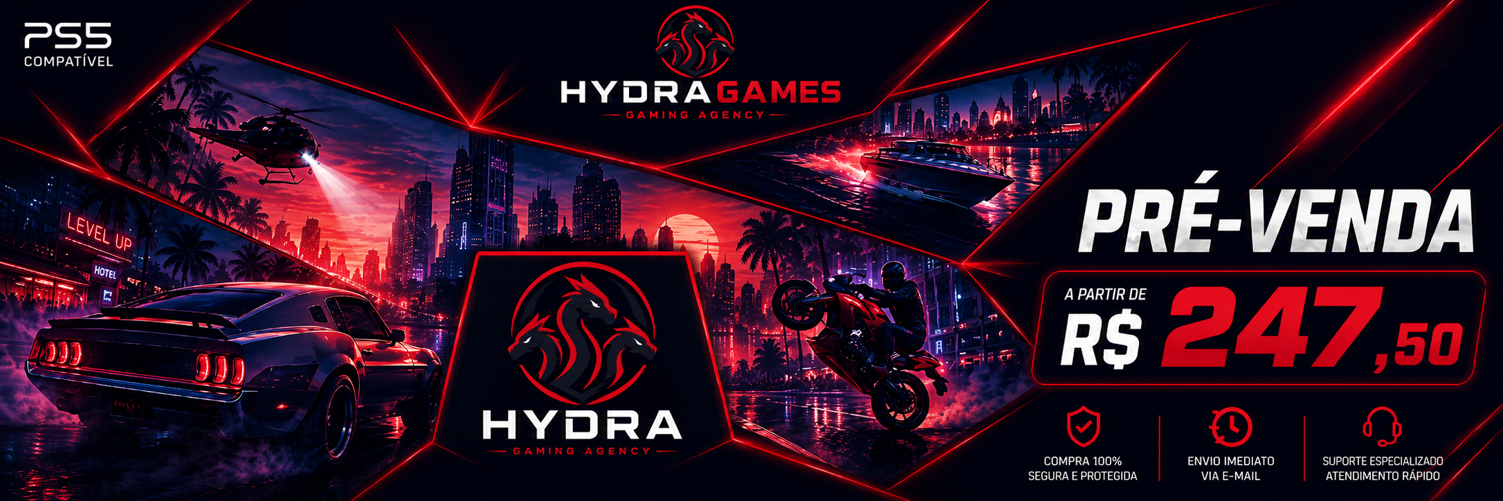 Hydra Games - loja de jogos digitais PlayStation